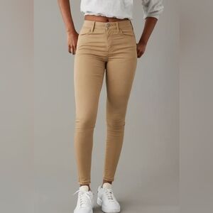 American Eagle - Women's Tan Skinny Jeans - 0